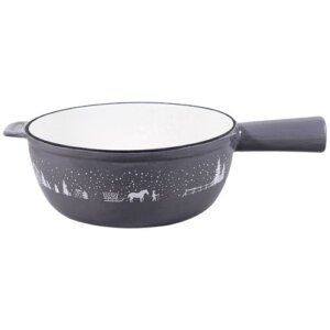 TABLE ET COOK Poêlon à fondue 24 cm Gris Taupe - Hiver