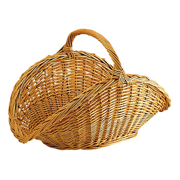 AUBRY GASPARD Panier à bûches 65 cm Buff