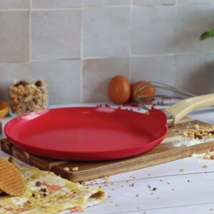 MENASTYL Crêpière 26 cm Magenta - Colorama