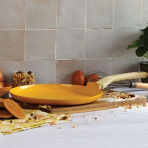 MENASTYL Crêpière 26 cm Safran - Colorama