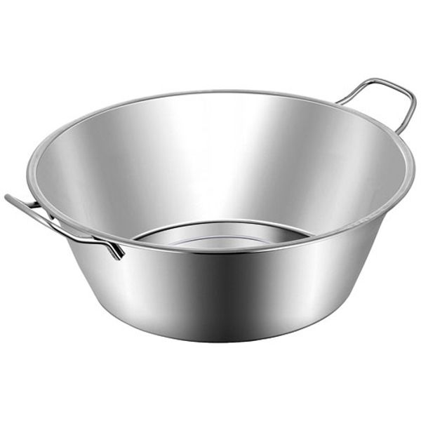 NATURE ET SAVEURS Bassine à gras et à confiture 38 cm Inox