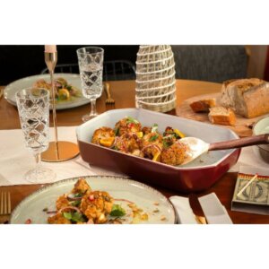 PYREX Plat à four 33 x 22 cm Rouge Piment séché - Color's