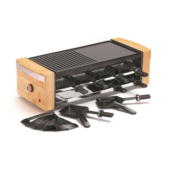 KITCHENCHEF Raclette / Grill 8 personnes - KCWOODLUX8