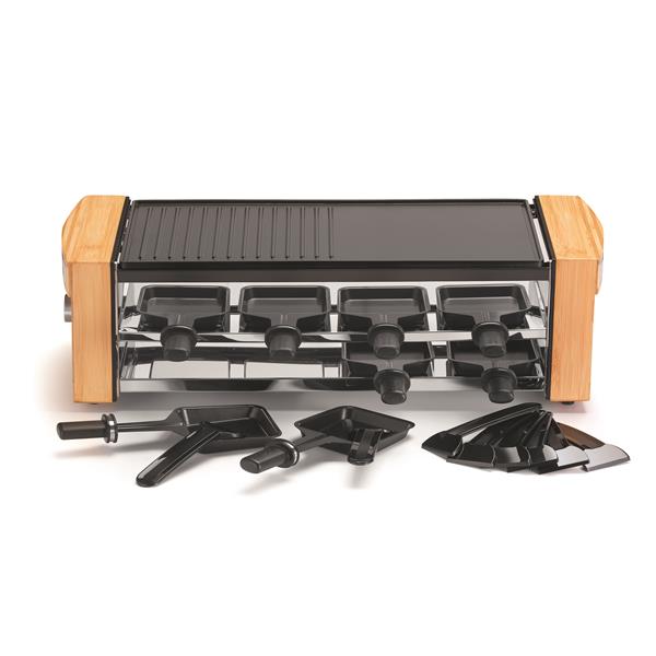 KITCHENCHEF Raclette / Grill 8 personnes - KCWOODLUX8