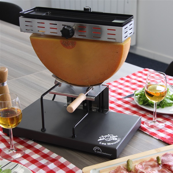 LITTLE BALANCE Appareil à raclette 1/2 meule Pro Savoyarde - Meuuuh