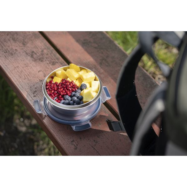 EMSA Boîte ronde 0,7 L - Clip & Close Inox