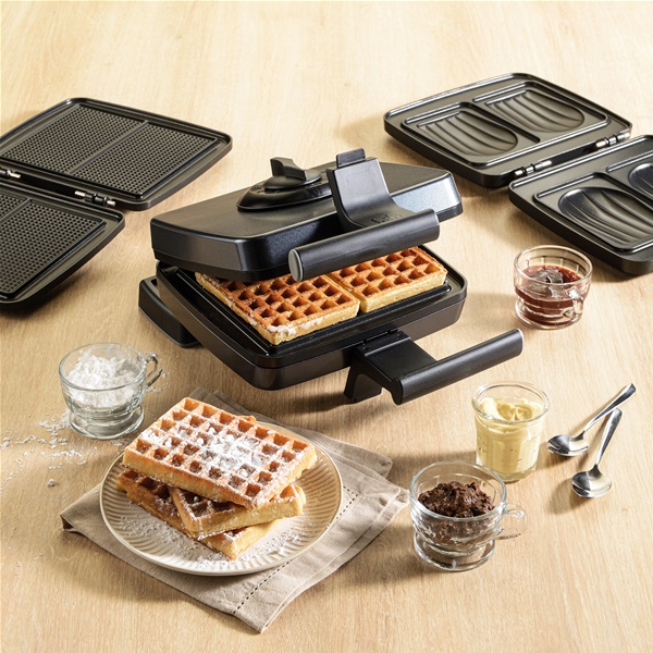 FRIFRI Gaufrier 3-en-1 Cool Touch – 1200W – Plaques Amovibles – Image 5