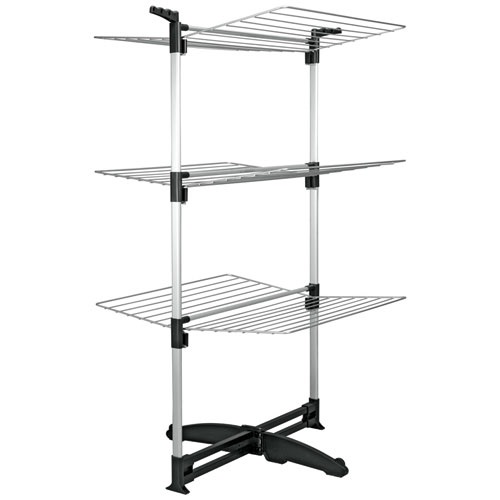 Séchoir à Linge Tour Metaltex Ciclone : 40 Mètres d’Étendage dans un Format Compact