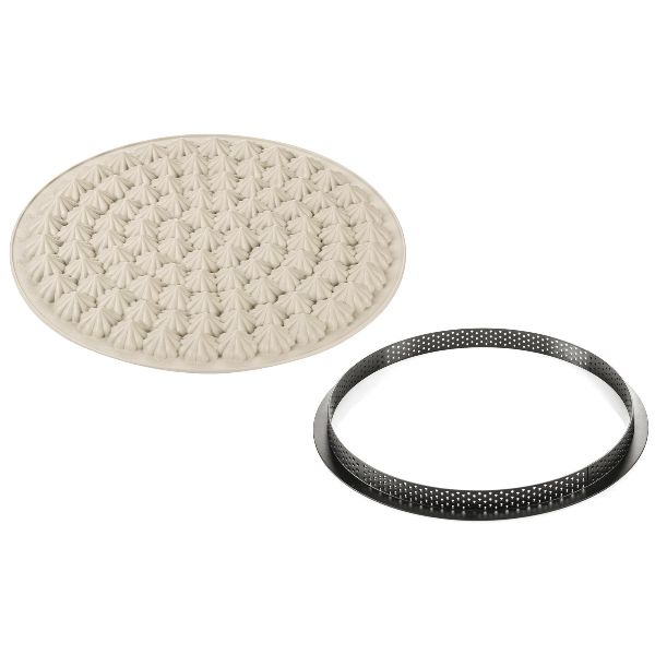 MOULE KIT TARTE MERINGUEE 25CM GRIS