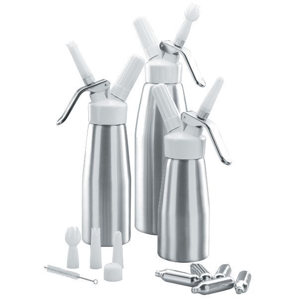 LACOR Siphon à chantilly en aluminium 1 L