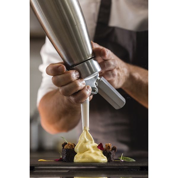 LACOR Siphon à chantilly en aluminium 1 L