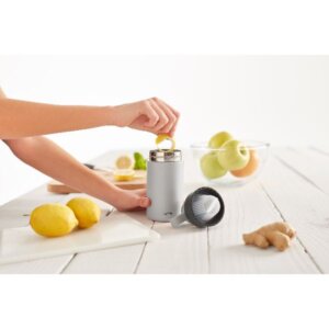 LEKUE Bouteille isotherme 0,3 L Grise - Bottle To Go