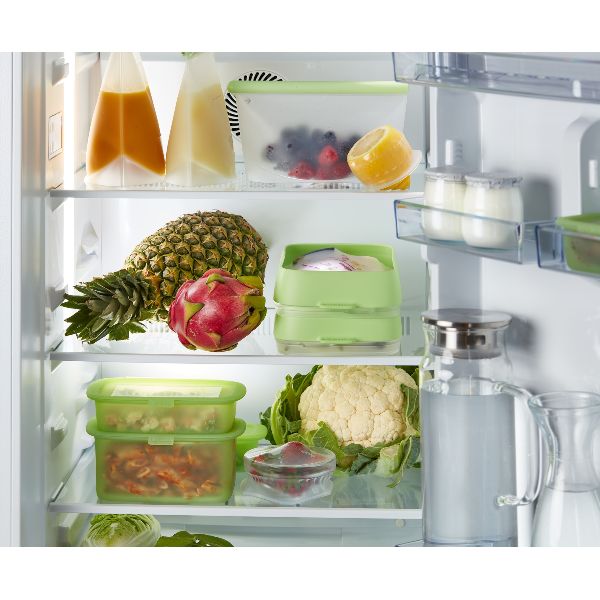 LEKUE Set de 2 plateaux de conservation réutilisables