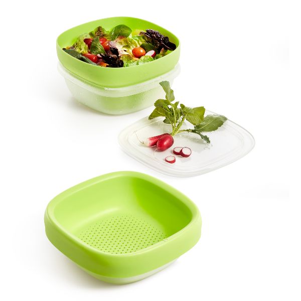 LEKUE Passoire 3 en 1 - Clean & Store