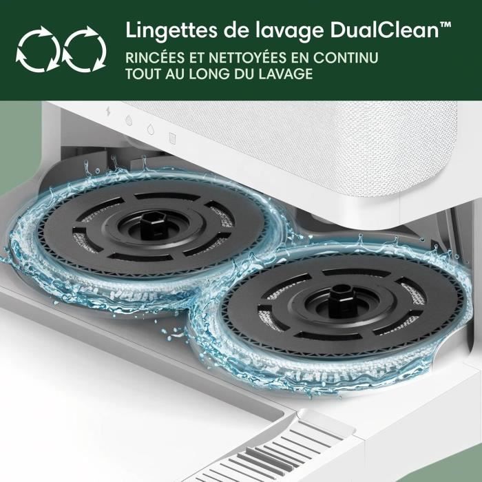 iRobot Roomba Combo J5+ (Plus 405) - Robot Aspirateur Laveur Autonome, Base AutoWash, Lavage & Séchage Lingette, Navigation LiDAR – Image 3