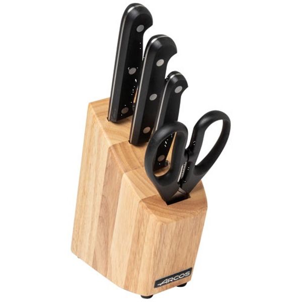 Bloc 3 Couteaux et Ciseaux Arcos Série Universal : L’Excellence de la Forge Espagnole dans Votre Cuisine Découvrez la combinaison parfaite entre tradition séculaire et innovation technologique avec le bloc de couteaux Arcos Universal. Un set complet pour les passionnés de cuisine exigeants.