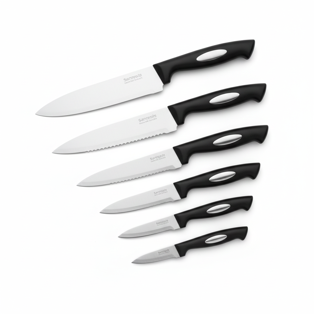 Bloc Universel 4 Couteaux Jean Dubost - Collection "Home" : L'Essentiel au Design Épuré – Image 2