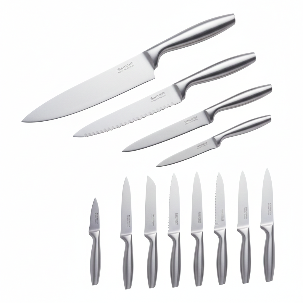 Bloc 10 Couteaux Jean Dubost - Collection Fusal : L'Atelier du Chef – Image 2