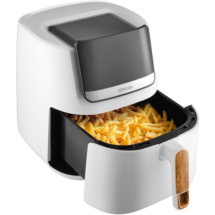 Airfryer sencor sfr 6551wh 6,5l : friteuse sans huile 1600w (blanche) | écran led, cuisson rapide et saine - SENCOR – Image 3