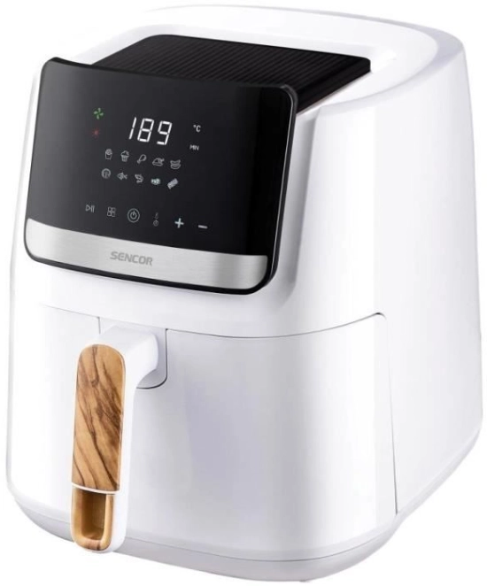 Airfryer sencor sfr 6551wh 6,5l : friteuse sans huile 1600w (blanche) | écran led, cuisson rapide et saine - SENCOR – Image 2