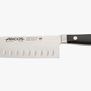 Couteau Santoku Alvéolé 18 cm Arcos Classic Pro